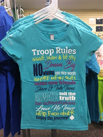 NEW! Troop Rules T-Shirt - Youth Sizes