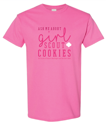 Ask Me About Girl Scout Cookies T-Shirt - Adult Sizes