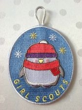 Girl Scout Penguin Ornament