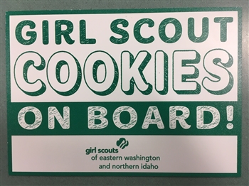 Cookies On Board Car Magnet