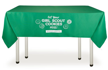 Green Cookie Tablecloth (72"X108")