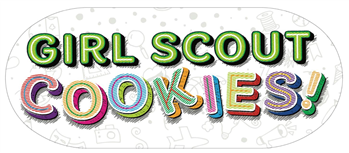 Girl Scout Cookies Window Cling