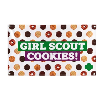 Girl Scout Cookies Banner - All-Over Cookies