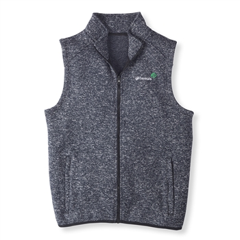 Heather Grey Knit Sleeveless Vest