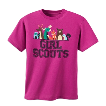 Girl Scouts Wildlife Animals T-Shirt