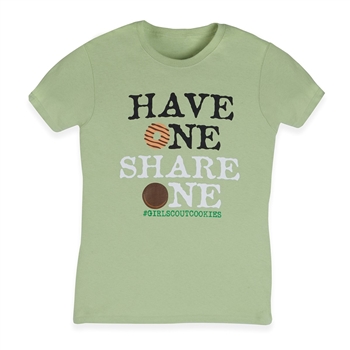 Have One Share One Cookie T Shirt - Misses Sizes