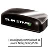 Slim Pre-Inked Stamp Original Commissioned As Notary Stamp