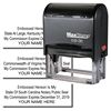 Self Inking Embossed Hereon Stamp