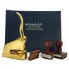 Gold Gift Executive Deluxe Notary Package with Hand Stamps