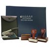 Soft Pocket Seal Deluxe Notary Package with Hand Stamps