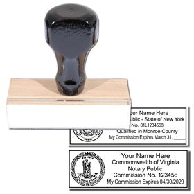 Regular State Seal Notary Stamp