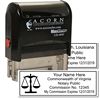 Self Inking Notary Scales of Justice