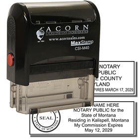 Self Inking Combination Stamp