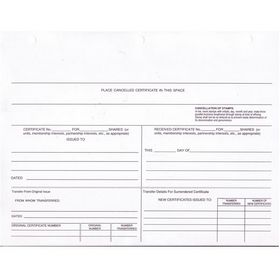 Stock Transfer Sheets