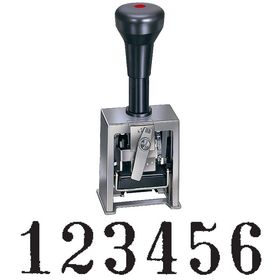 6 Wheel Self Inking Automatic Numbering Machine Model 732