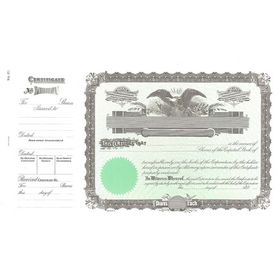 Goes 720 Stock Certificate