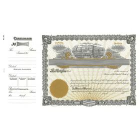 Goes 57 Printable Stock Certificate