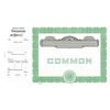 Goes 727 Common Stock Certificate Form