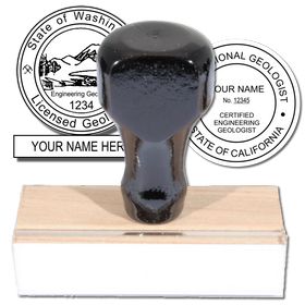 Engineering Geologist Regular Rubber Stamp of Seal