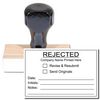 Regular Customized Rejected Stamp