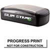Slim Pre-Inked Progress Print Stamp