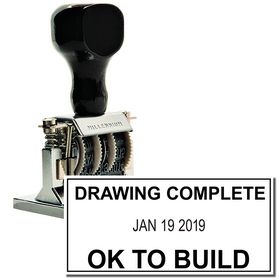 Regular Drawing Complete Date Stamp