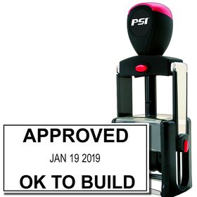 Self Inking Approved Date Stamp