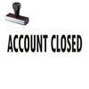 Account Closed Rubber Stamp