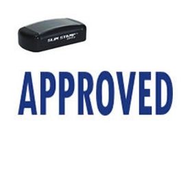 Slim Pre-Inked Approved Office Stamp