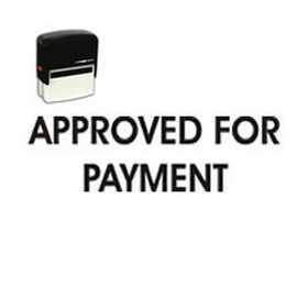 Self-Inking Approved For Payment Stamp