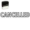 Self-Inking Outline Cancelled Stamp