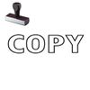 Copy Rubber Stamp with Outline Text