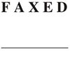 Slim Pre-Inked Faxed Stamp in Two Lines