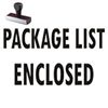 Package List Enclosed Shipping Rubber Stamp