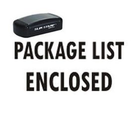 Slim Pre-Inked Package List Enclosed Postal Stamp