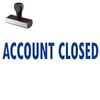 Account Closed Rubber Stamp