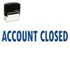 Self-Inking Account Closed Stamp