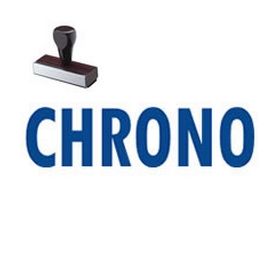 Chrono Rubber Stamp