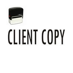 Self-Inking Client Copy Stamp