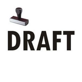 Draft Rubber Stamp