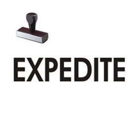 Expedite Rubber Stamp