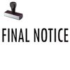 Final Notice Rubber Stamp