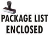Package List Enclosed Rubber Stamp