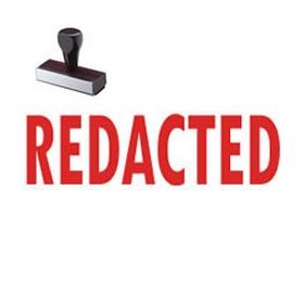 Redacted Rubber Stamp