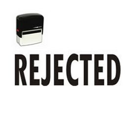 Self-Inking Rejected Stamp