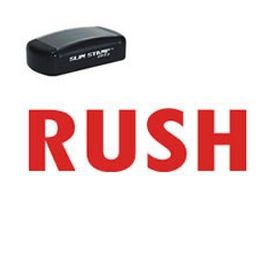 Pre-Inked Rush Stamp