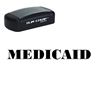 Slim Pre-Inked Medicaid Stamp