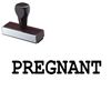 Pregnant Rubber Stamp