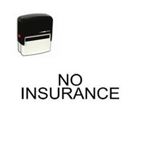 Self-Inking No Insurance Stamp