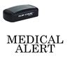 Slim Pre-Inked Medical Alert Stamp